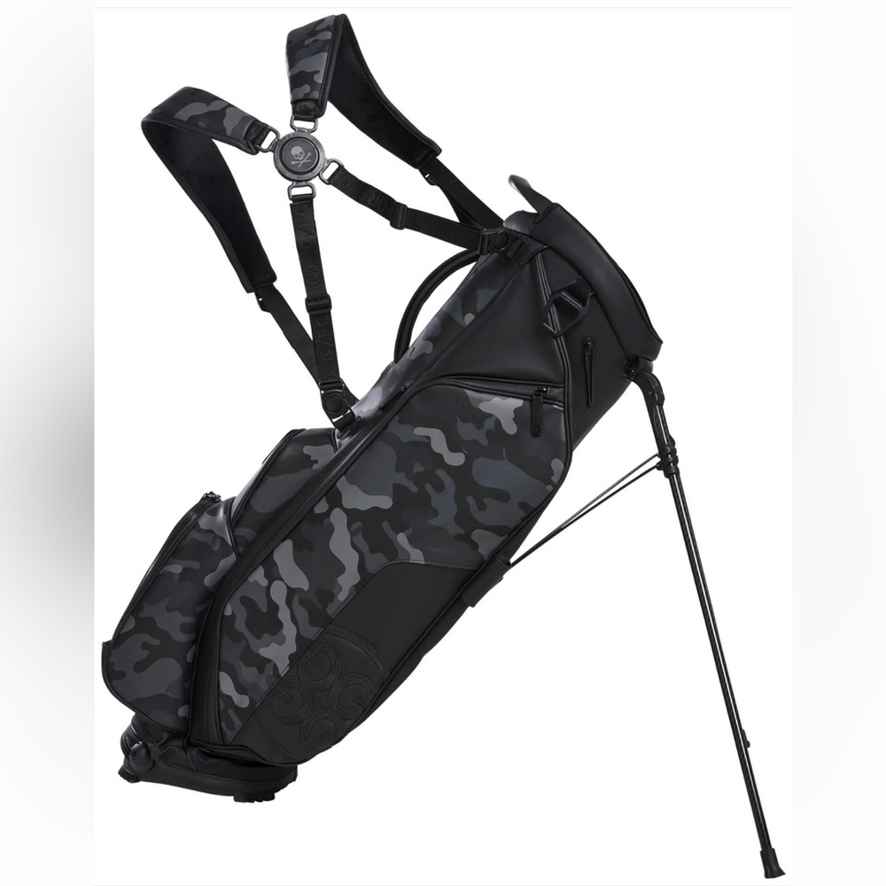 G/Fore Transporter III Golf Stand Bag (Onyx/Camo) Skull Camouflage